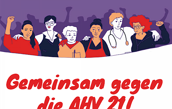Symbolbild: Frauenstreik 2022: Gegen die AHV21!